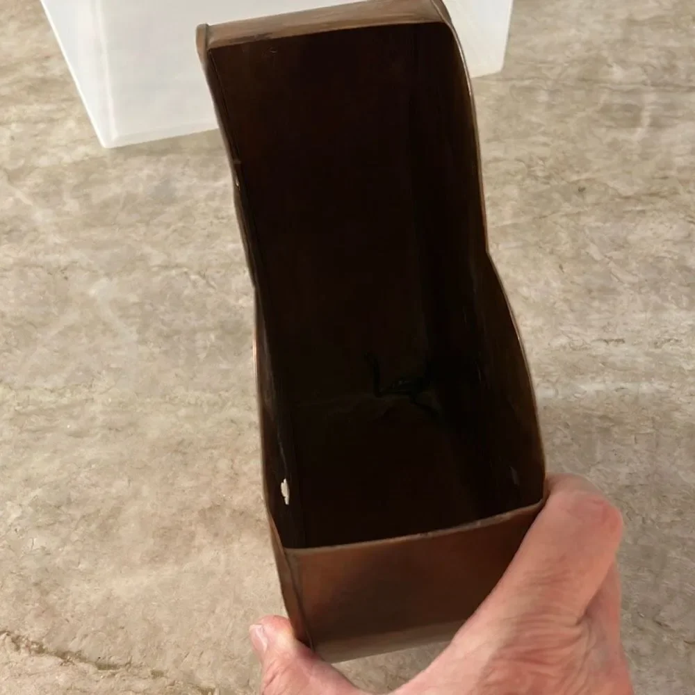 Copper Heart Wall Vase